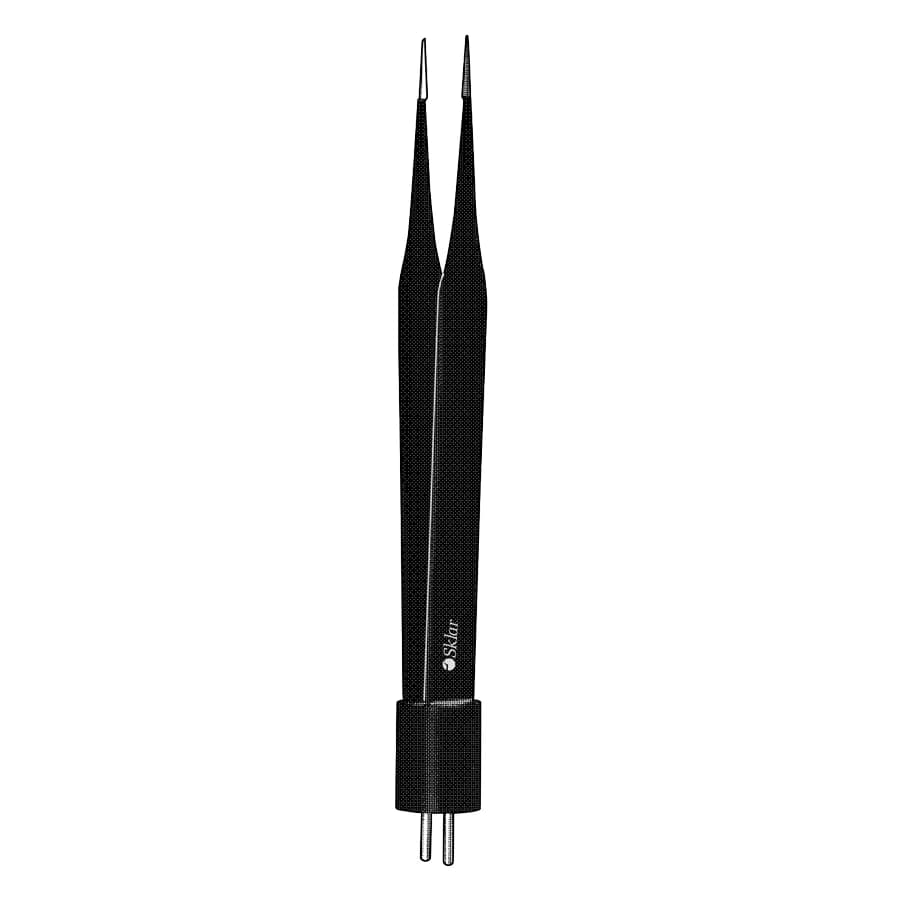 Sklar Instruments Jewelers Coated Stainless Steel Bipolar Forceps, Straight, Non-Sterile, Reusable - Forceps Bipolar Jeweler Coated - Image 1