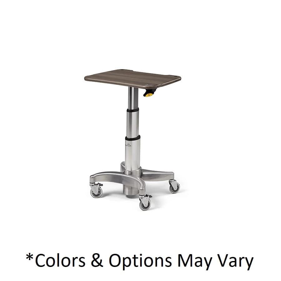 Midmark Compact Workstation, Flax, 19.5" x 20.5" x 23-49" Adjustable Height, with (4) 4" Swivel Casters (2 Locking) - Workstation Compact Flax - Image 1