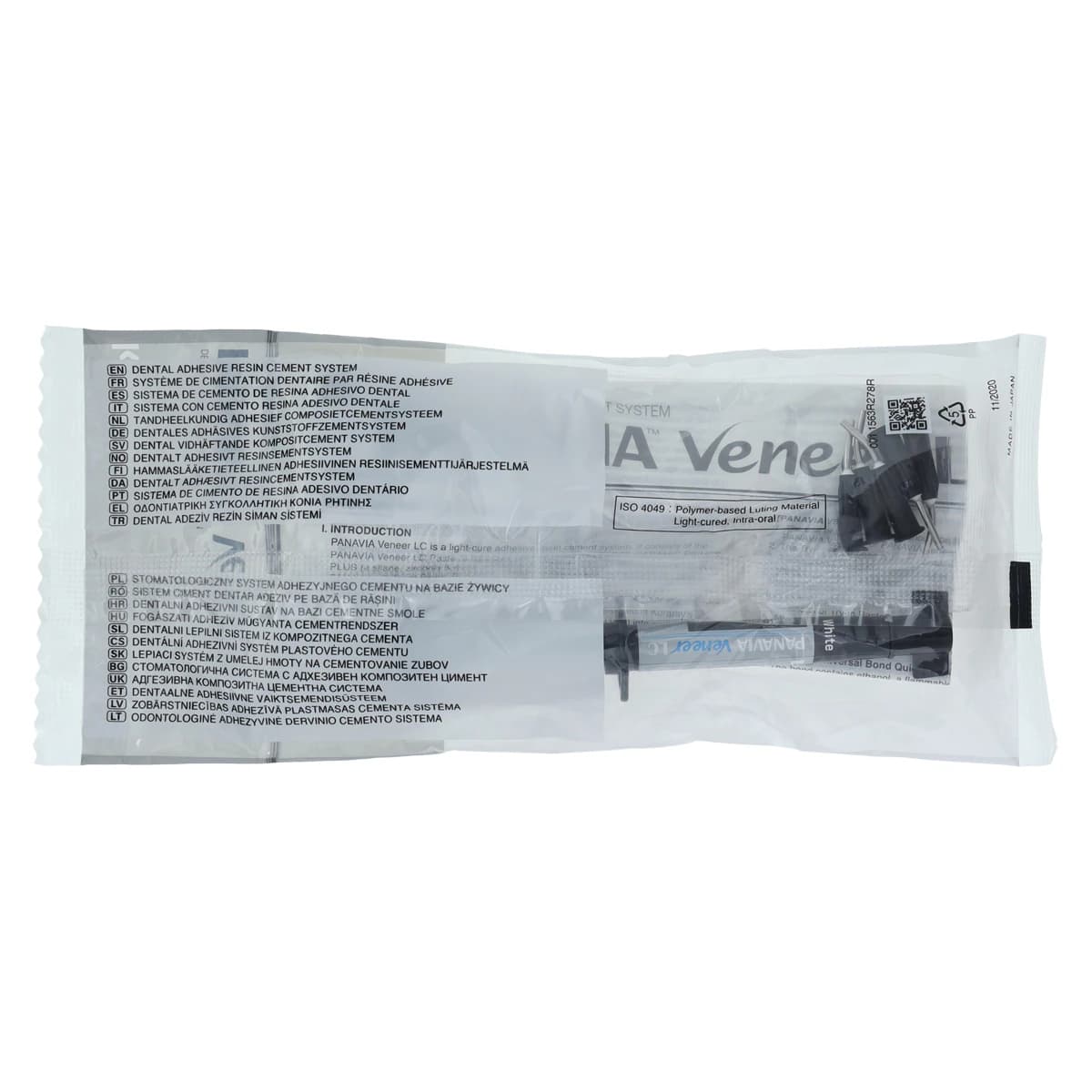 Panavia Veneer LC Light-Cure Resin Cement Paste, White, 2.6g (1.5mL) Syringe with 5 Applicator Tips, 4508KA thumbnail 2