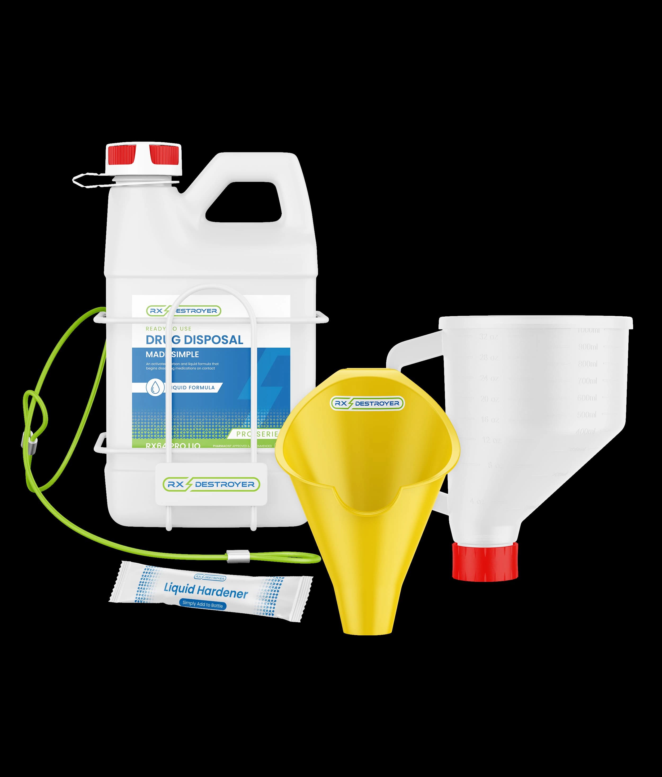 Rx Destroyer Pro Drug Disposal Starter Kit, 64 oz - Starter Kit Rx Destroyer - Image 1