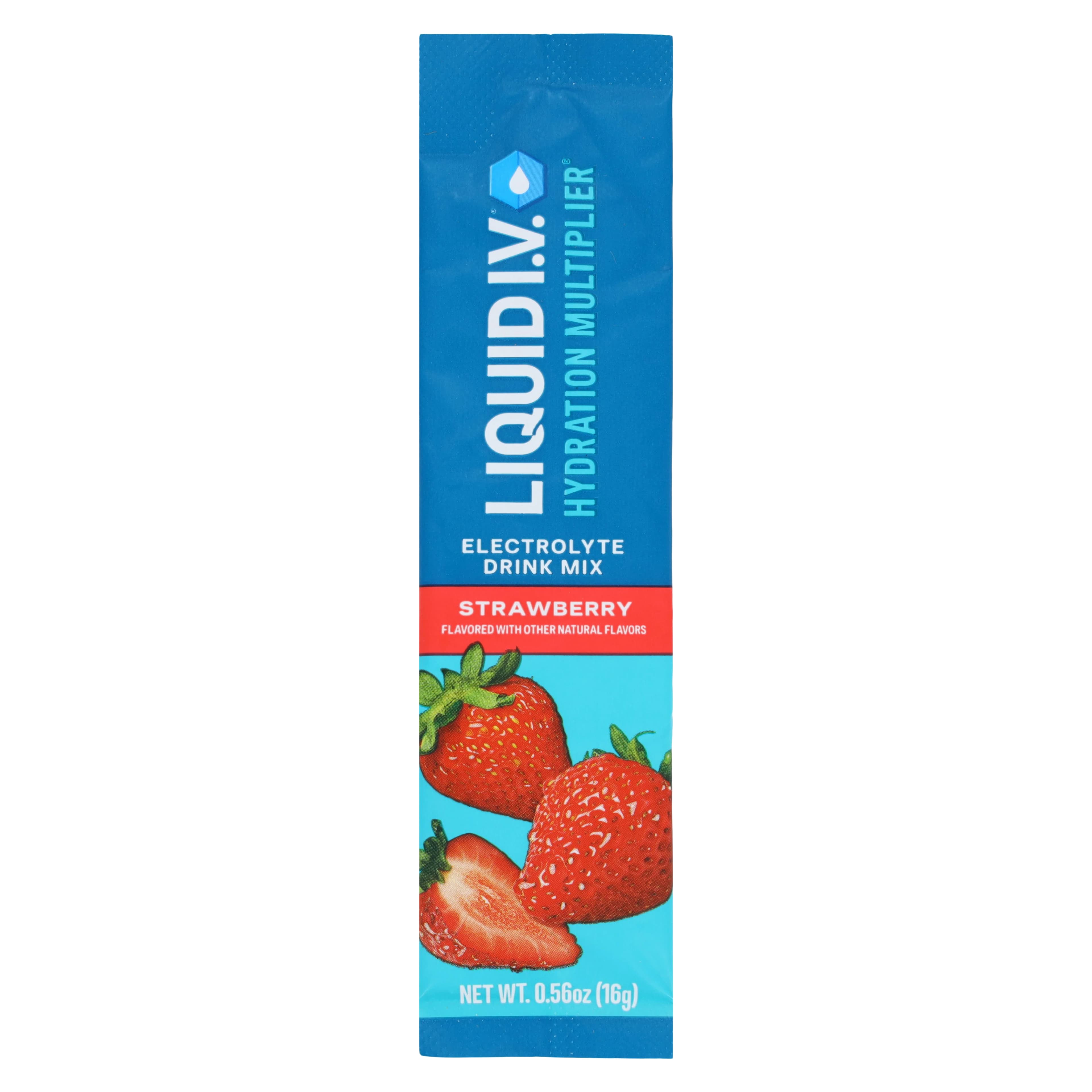 Liquid I.V. Hydration Multiplier Electrolyte Powder, Strawberry, 100 Packets/Case - Liquid I.V. - Image 1