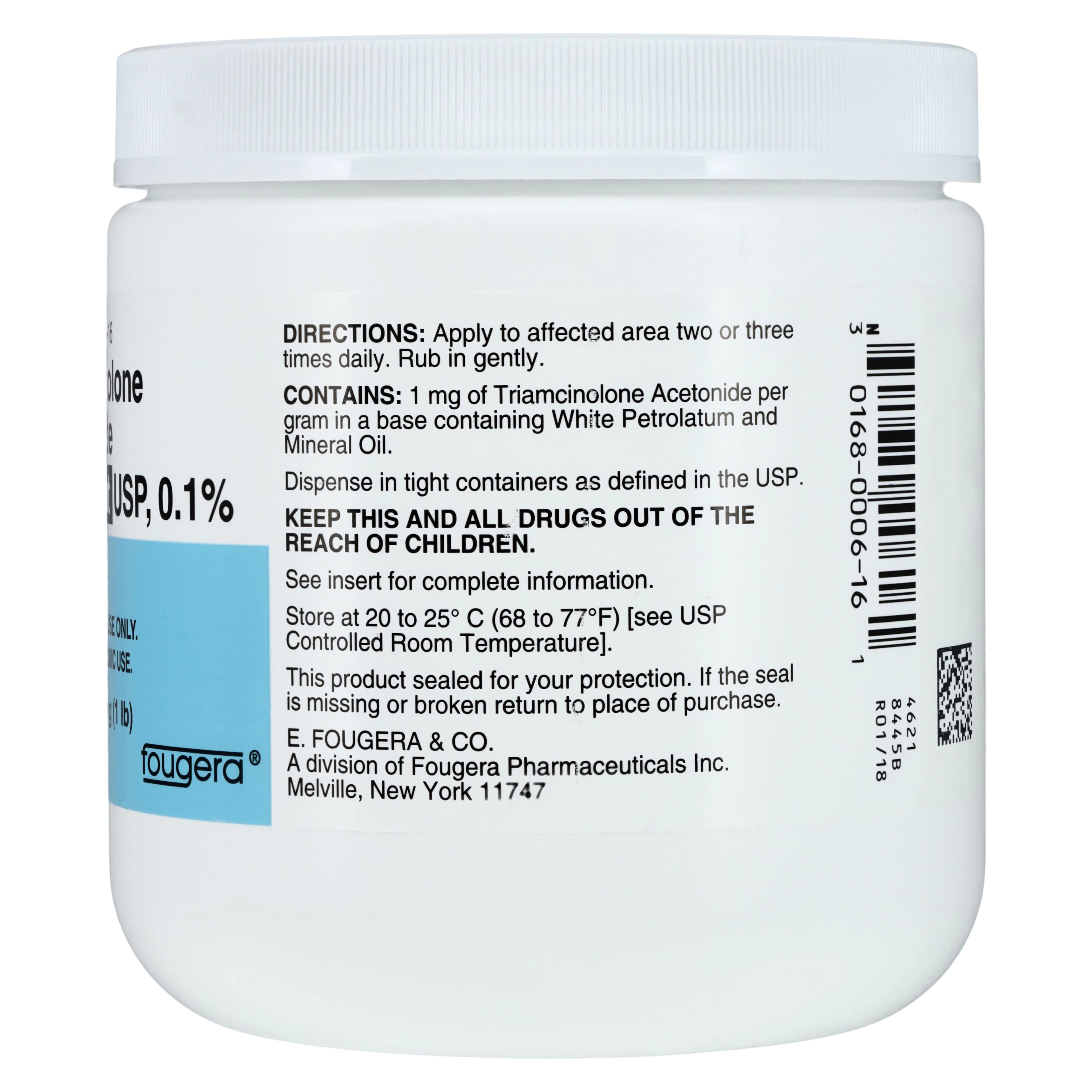 Triamcinolone Acetonide Topical Ointment 0.1%, 454g Jar, Sandoz thumbnail 2