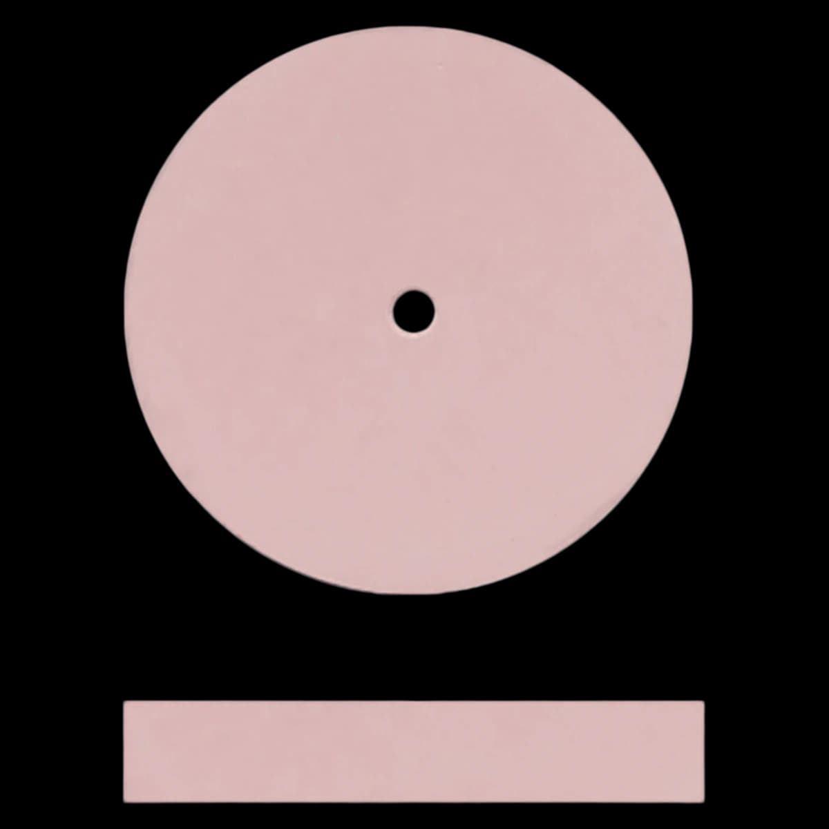 Dedeco Medium Porcelain Silicone Polisher Square-Edge Wheel, 7/8" x 1/8", Pink, 100/Box - Medium Porcelain Silicone Polisher Square-Edge 7/8” x 1/8” Box of 100 - Image 1