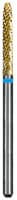 Dedeco Euro Goldies Carbide Bur, Regular Cross Cut, HP, #G295E/023, 2.3 mm Head, Titanium Nitride Coated - Euro Carbide Goldies® Crosscut, HP - # G295E, 2.3 mm Diameter - Image 1