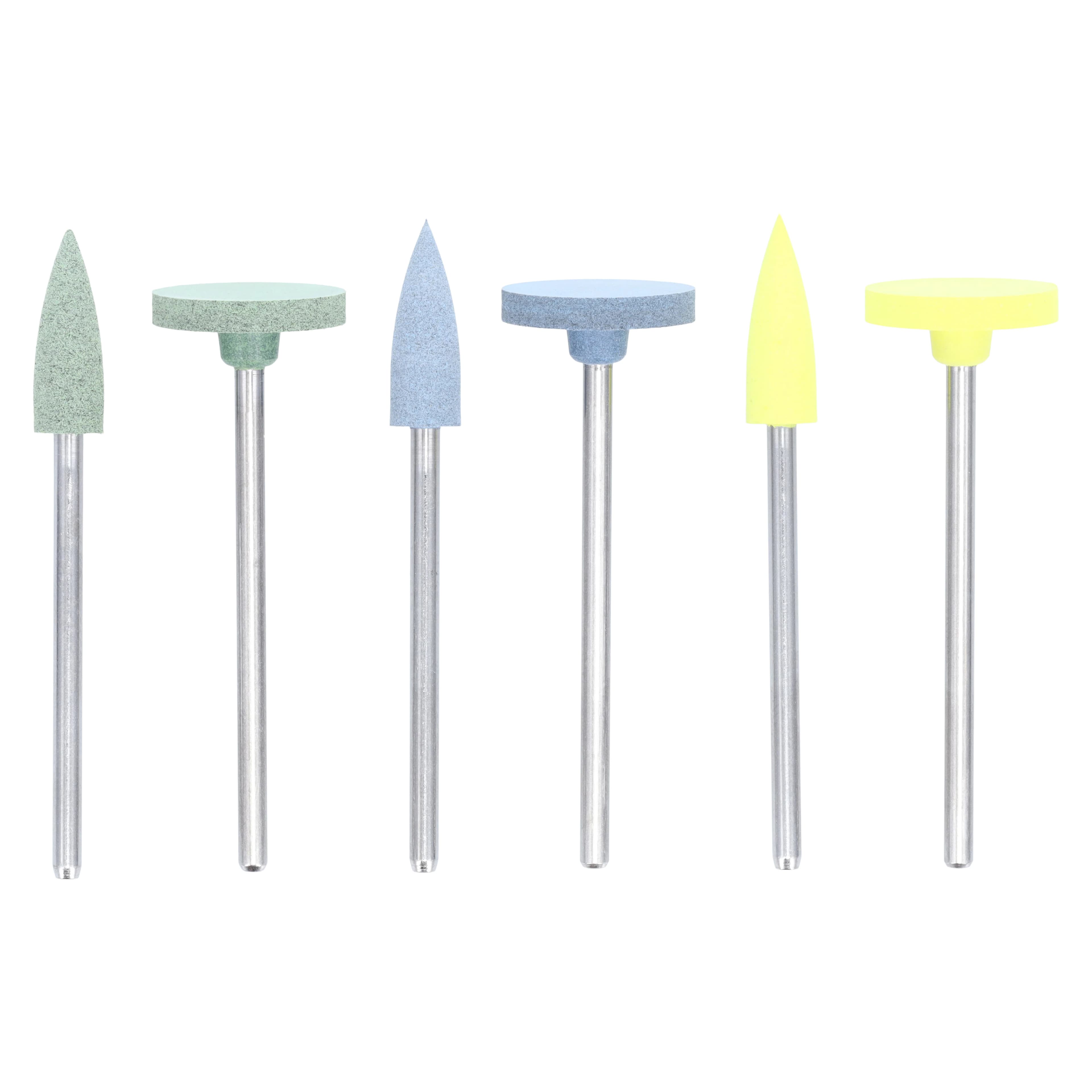 Dedeco Hi-Glaze Diamond-Filled Silicone Porcelain Polisher Assortment Kit, 6-Piece (1181) thumbnail 2