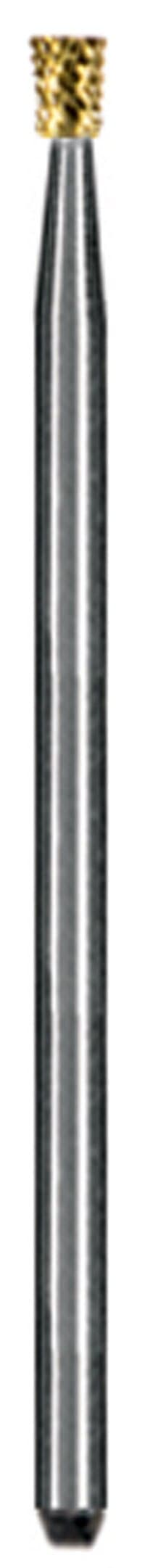 Dedeco Goldies Carbide Bur, HP, Diamond Cut, #D-7, Titanium Nitride Coated, 1/Pk, 8305 - Goldies Carbide Burs, HP, Regular Cross Cut, # D-7, 1/Pk - Image 1
