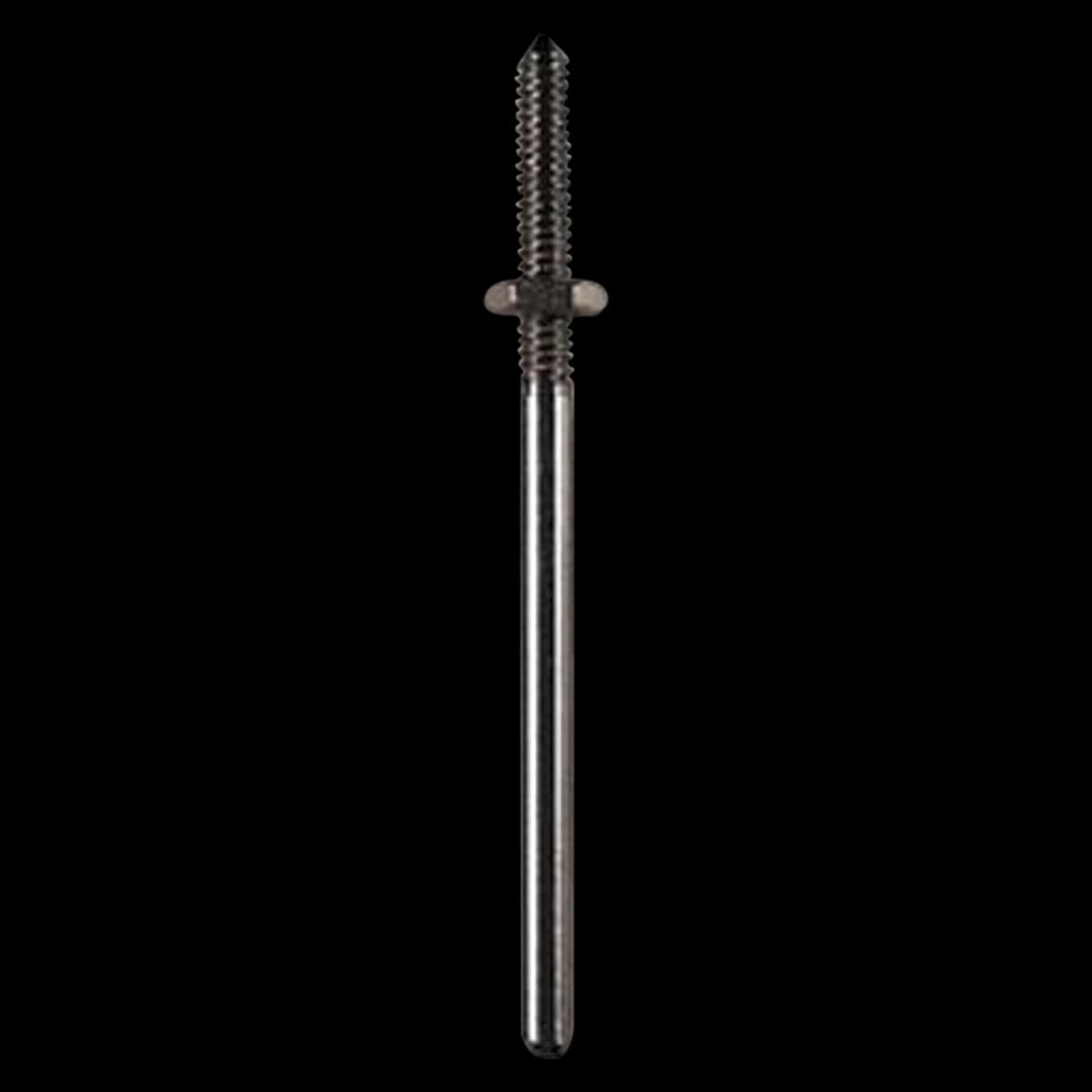 Dedeco Spiral Mandrels with Hex Nut, 3/32" x 3/32", Nickel-Plated, Box of 144 - Spiral Mandrels with Hex Nut 3/32" X 3/32" Box of 144 - Image 1