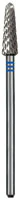 Dedeco Euro Carbide Bur, Fine Straight Blade Crosscut, HP 2.35mm Shank, 4.0mm Diameter, #D079FST-040 - Euro Carbide Burs Crosscut – HP 2.35 mm Shank, Fine Straight Blade Crosscut - # D079FST-040, 4.0 mm Diameter - Image 1