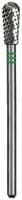 Dedeco Euro Carbide Bur, Coarse Straight Blade Crosscut, HP 2.35 mm Shank, 4.0 mm Diameter, #D077GSQ-040, 1/Pkg - Euro Carbide Burs Crosscut – HP 2.35 mm Shank, Coarse Straight Blade Crosscut - # D077GSQ-040, 4.0 mm Diameter - Image 1
