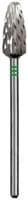 Dedeco Euro Carbide Bur, Coarse Straight Blade Crosscut, HP 2.35 mm Shank, 6.0 mm Diameter, #D251GSQ-060 - Euro Carbide Burs Crosscut – HP 2.35 mm Shank, Coarse Straight Blade Crosscut - # D251GSQ-060, 6.0 mm Diameter - Image 1