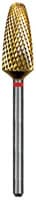 Dedeco Euro Goldies Carbide Bur, Fine Crosscut (EF), HP, #G251EF, 6.0 mm Diameter, Titanium Nitride Coated, 1/Pkg - Euro Carbide Goldies® Crosscut – HP, Fine Crosscut - # G251EF, 6.0 mm Diameter - Image 1
