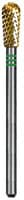 Dedeco Euro Goldies Carbide Bur, Coarse Straight Blade Crosscut, HP, Titanium Nitride Coated, 4.0 mm Diameter, G077GSQ/040 - Euro Carbide Goldies® Crosscut – HP, Coarse Straight Blade Crosscut - # G077GSQ, 4.0 mm Diameter - Image 1