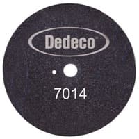 Dedeco Model Trimmer Wheel, Foster Type, 10" x 1/4", Extra Coarse (24 Grit), #7014 - Model Trimmer Wheels – Foster Type - 10" x 1/4", Extra Coarse - Image 1