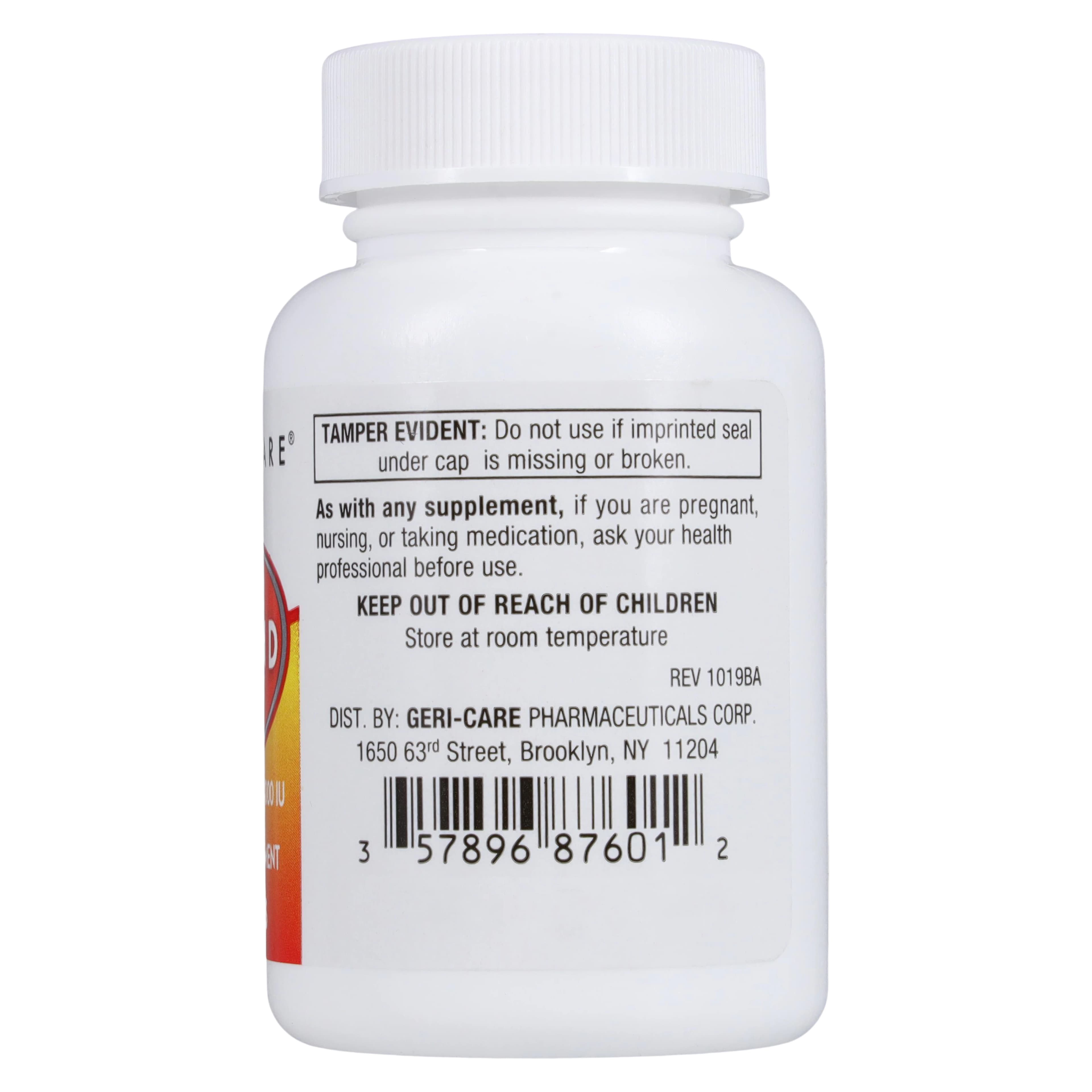Geri-Care Vitamin D Tablets, 1000 IU, 100/Bottle thumbnail 2