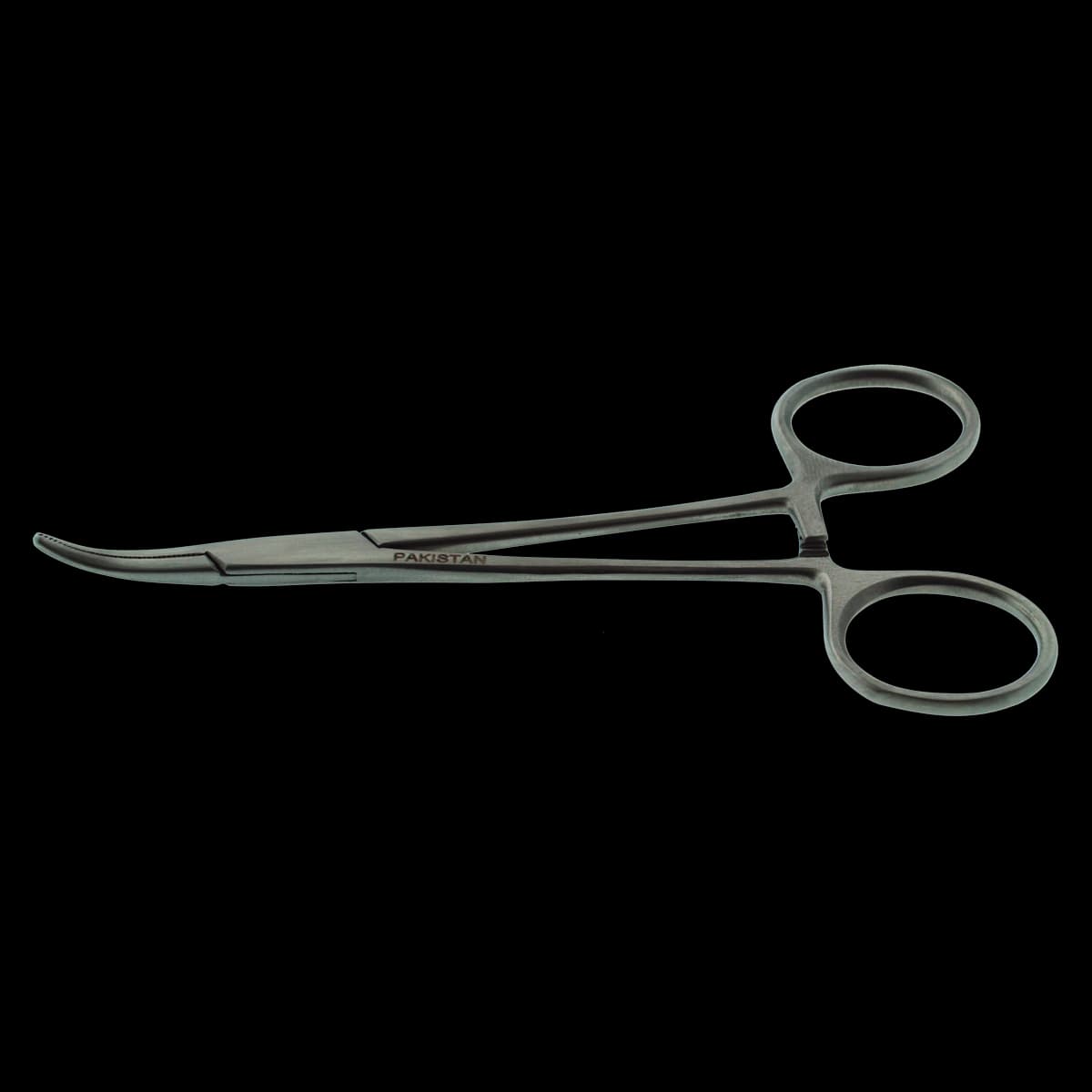 Halsted Hemostatic Forceps, Curved, 5", Stainless Steel, Sterile, 10/Box - HALSTED Hemostatic Forcep - Image 1