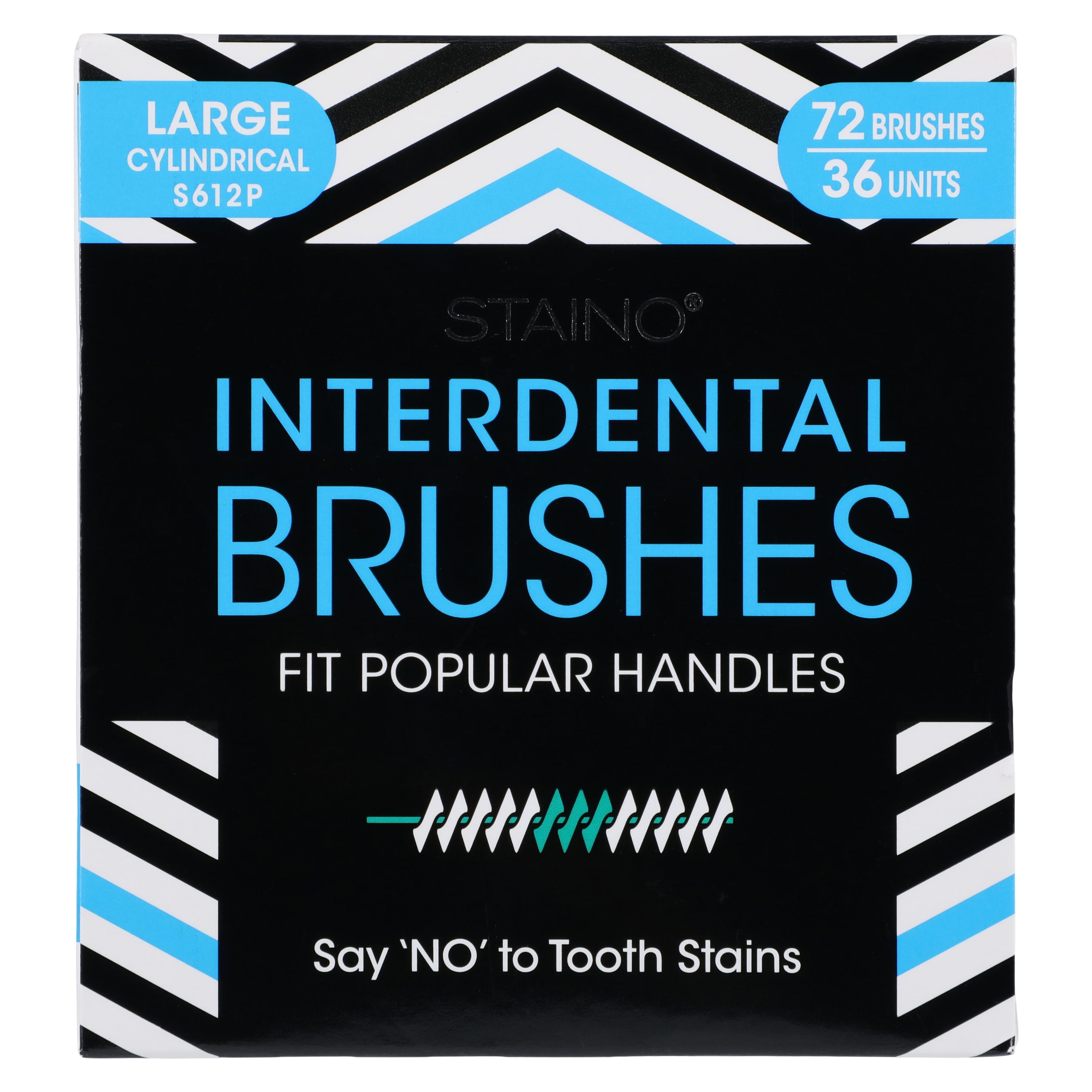 StaiNo Interdental Brush Refill, Cylindrical, 72/Box, S612P thumbnail 4