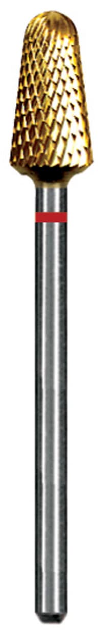 Dedeco Euro Goldies Carbide Bur, Fine Crosscut (EF), HP, 6.0 mm Diameter, G351EF/060 - Euro Carbide Goldies® Crosscut – HP, Fine Crosscut - # G351EF, 6.0 mm Diameter - Image 1
