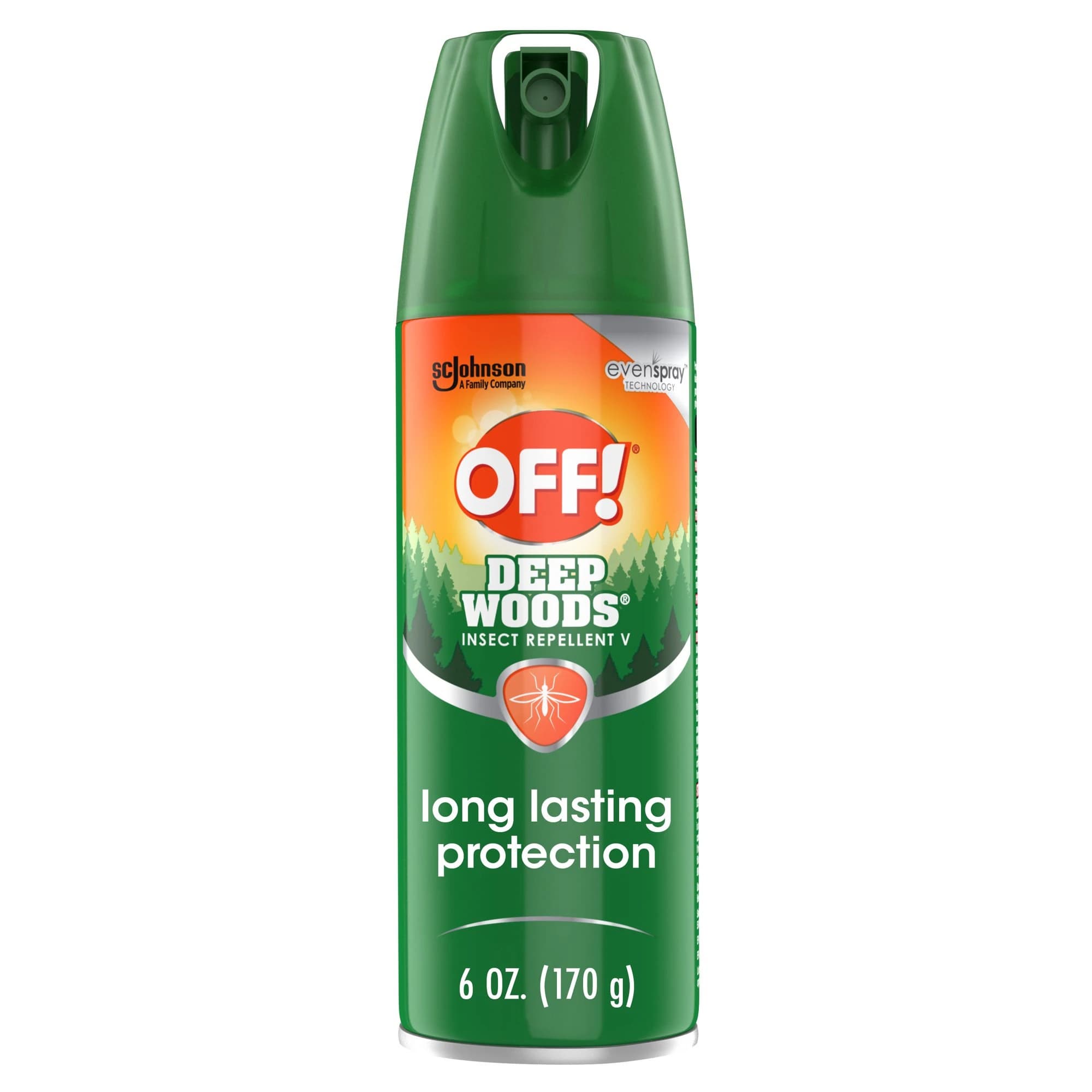 OFF! Deep Woods Insect Repellent Aerosol Spray, 6 oz Can - OFF Deep Woods Aerosol Spray - Image 1