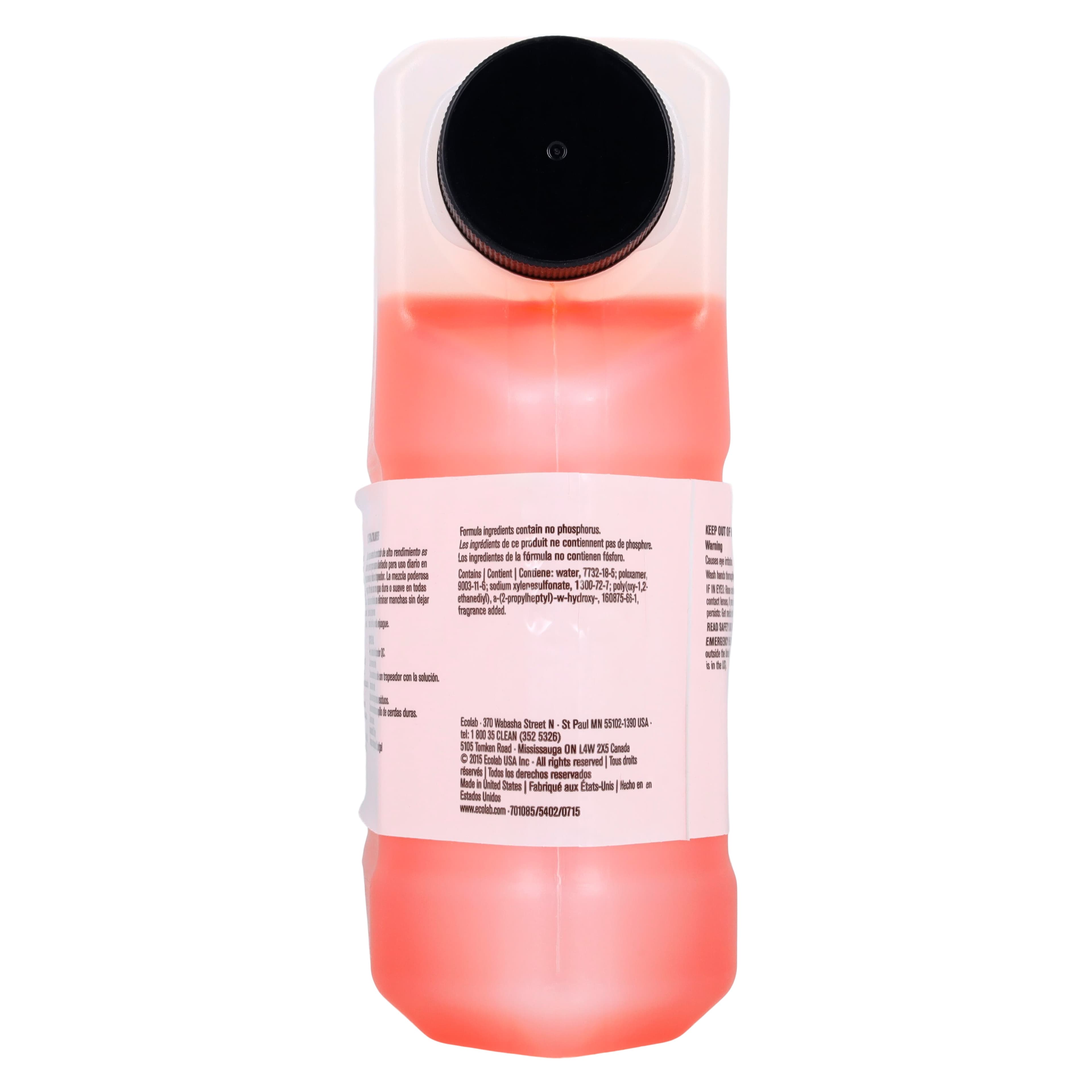 Ecolab Floor QC 34 High Performance Ultra Concentrated Neutral Floor Cleaner, 2/Package thumbnail 3