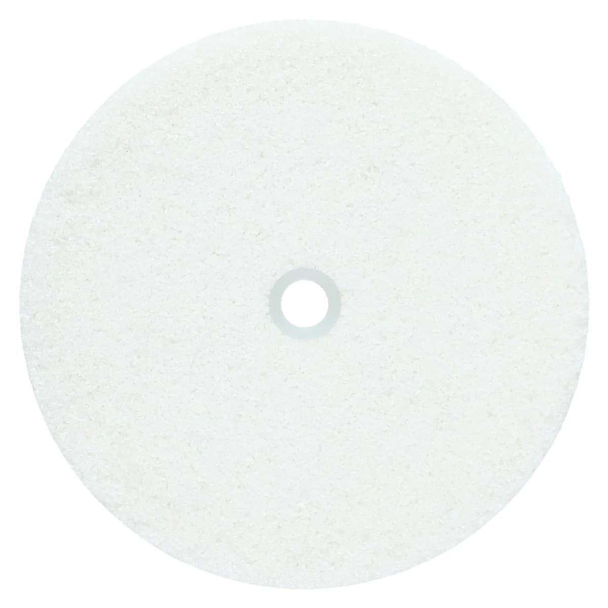 Dedeco White Knock-Down Lathe Wheel, 3" x 3/8", Plastic Center, 1/Pk, 5162 thumbnail 3