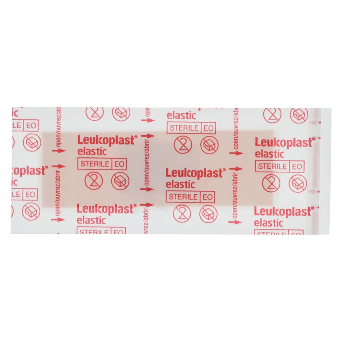 Leukoplast Adhesive Bandage Strip, Elastic/Fabric, 1x3", Tan, Sterile, 100/Box thumbnail 3