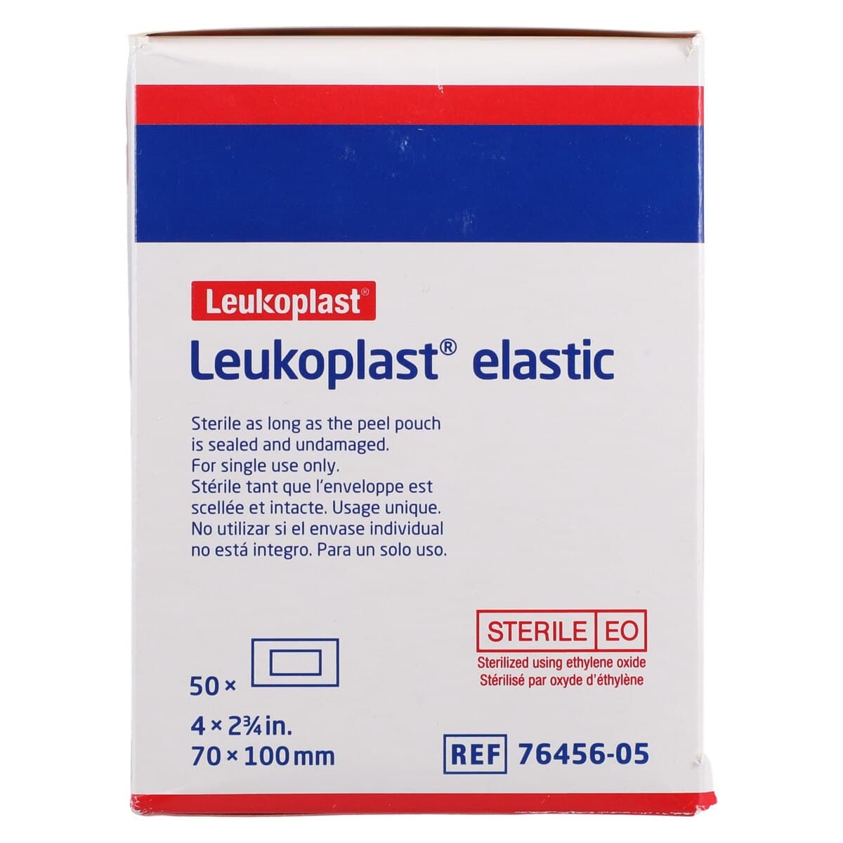 Leukoplast Adhesive Bandage, Elastic/Fabric, 3x4", Tan, Sterile, 50/Box thumbnail 5