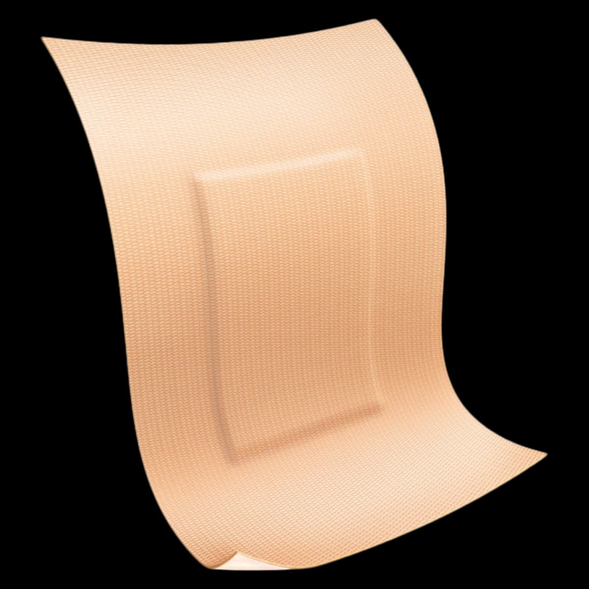 Leukoplast Adhesive Bandage, Elastic/Fabric, 3x4", Tan, Sterile, 50/Box - Bandage Leukoplast Patch - Image 1