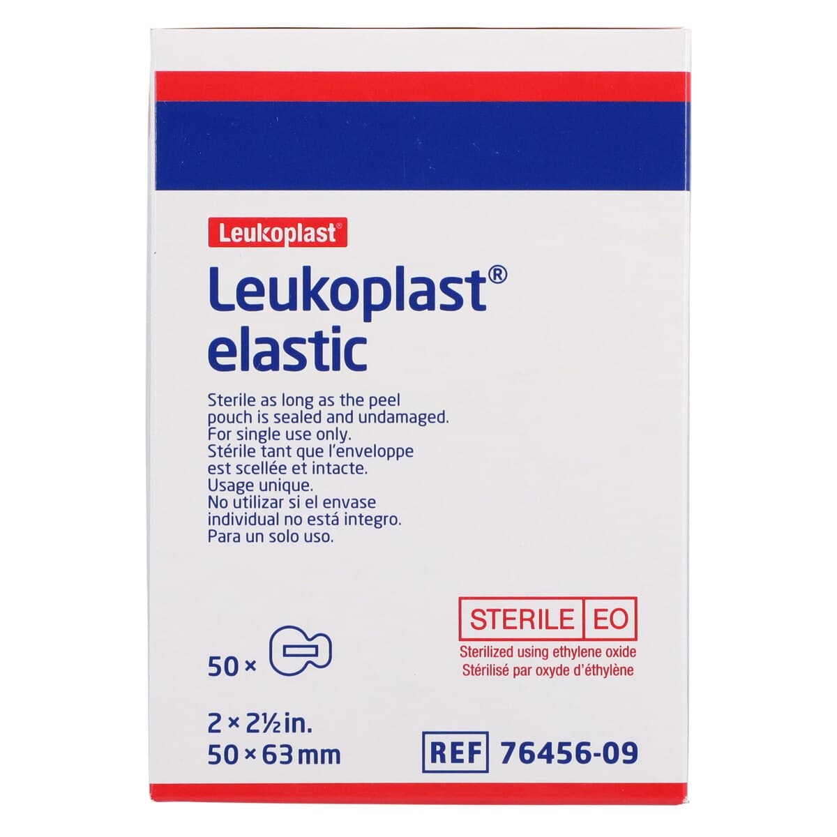 Leukoplast Adhesive Bandage, Elastic/Fabric, Fingertip, 2" x 2.5", Tan, Sterile, 50/Box thumbnail 5