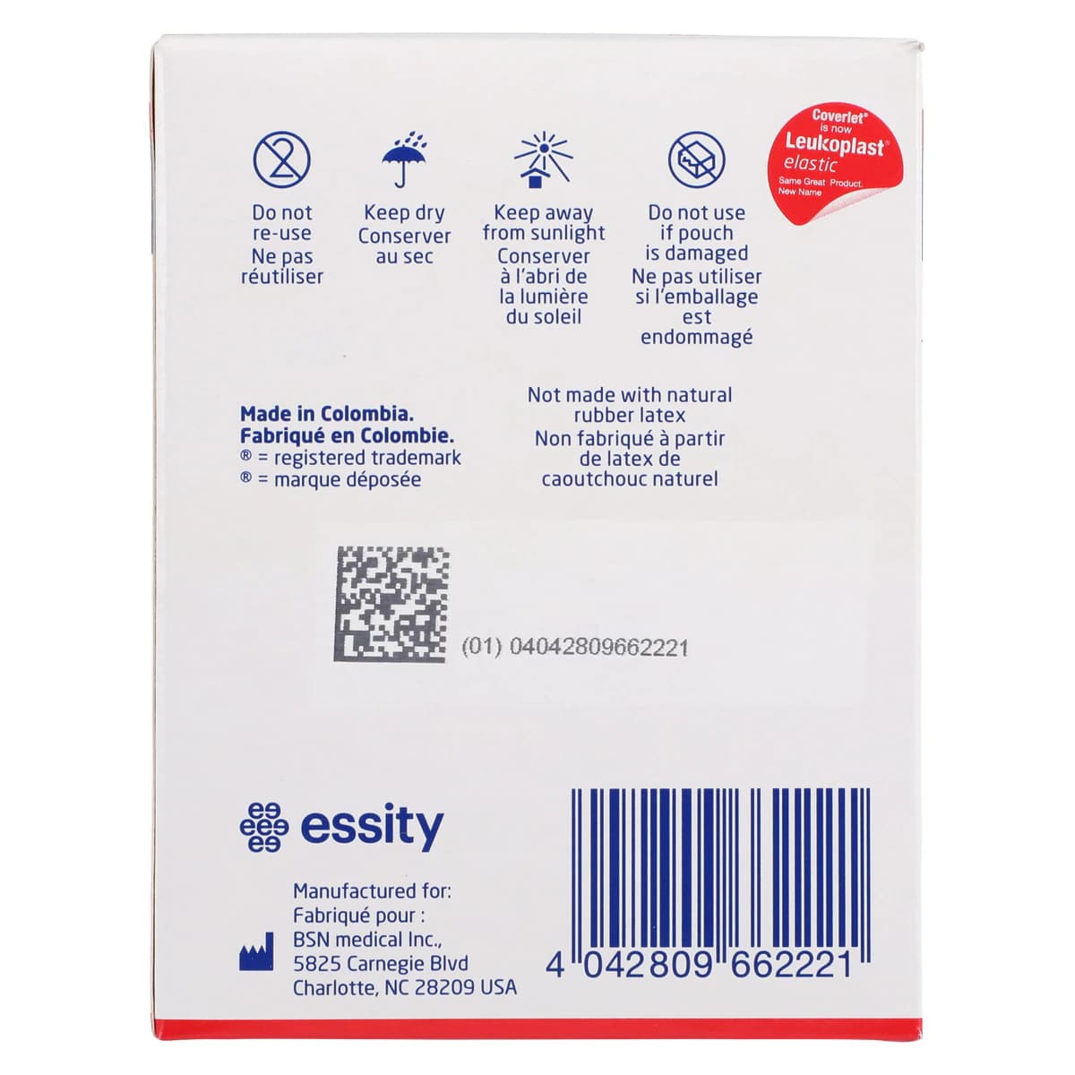 Leukoplast Adhesive Bandage, Elastic/Fabric, Fingertip, 2" x 2.5", Tan, Sterile, 50/Box thumbnail 6