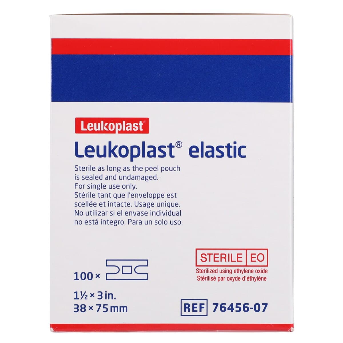 Leukoplast Knuckle Adhesive Bandage, Elastic/Fabric, 1.5" x 3", Tan, Sterile, 100/Box thumbnail 6