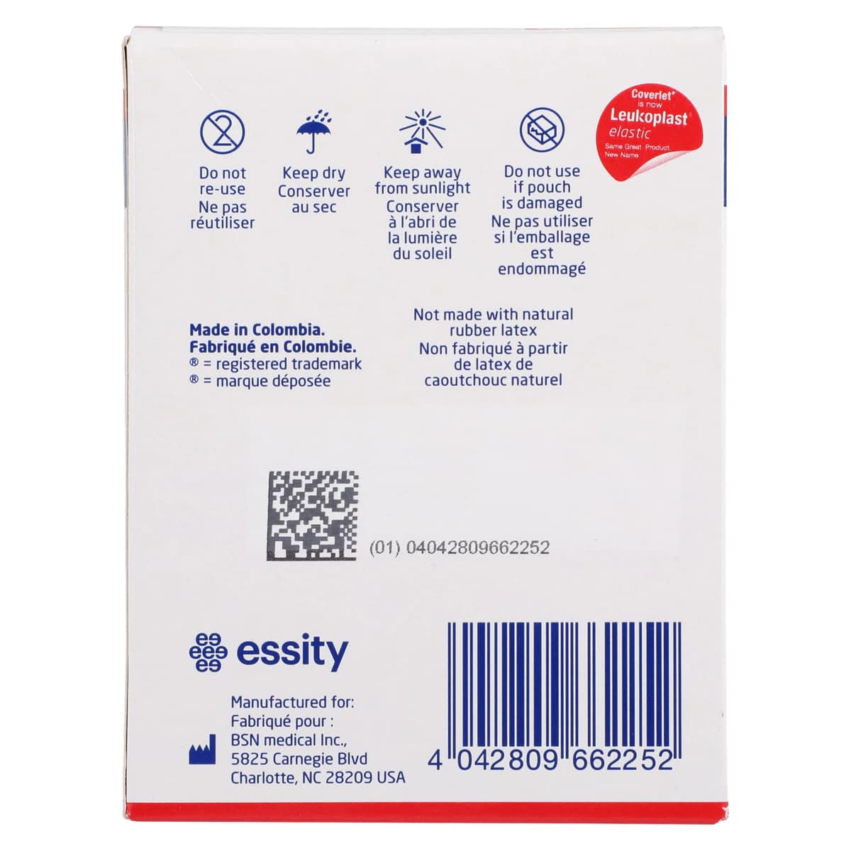 Leukoplast Adhesive Bandage, Elastic/Fabric, 2" x 3", Tan, Sterile, 50/Box thumbnail 6