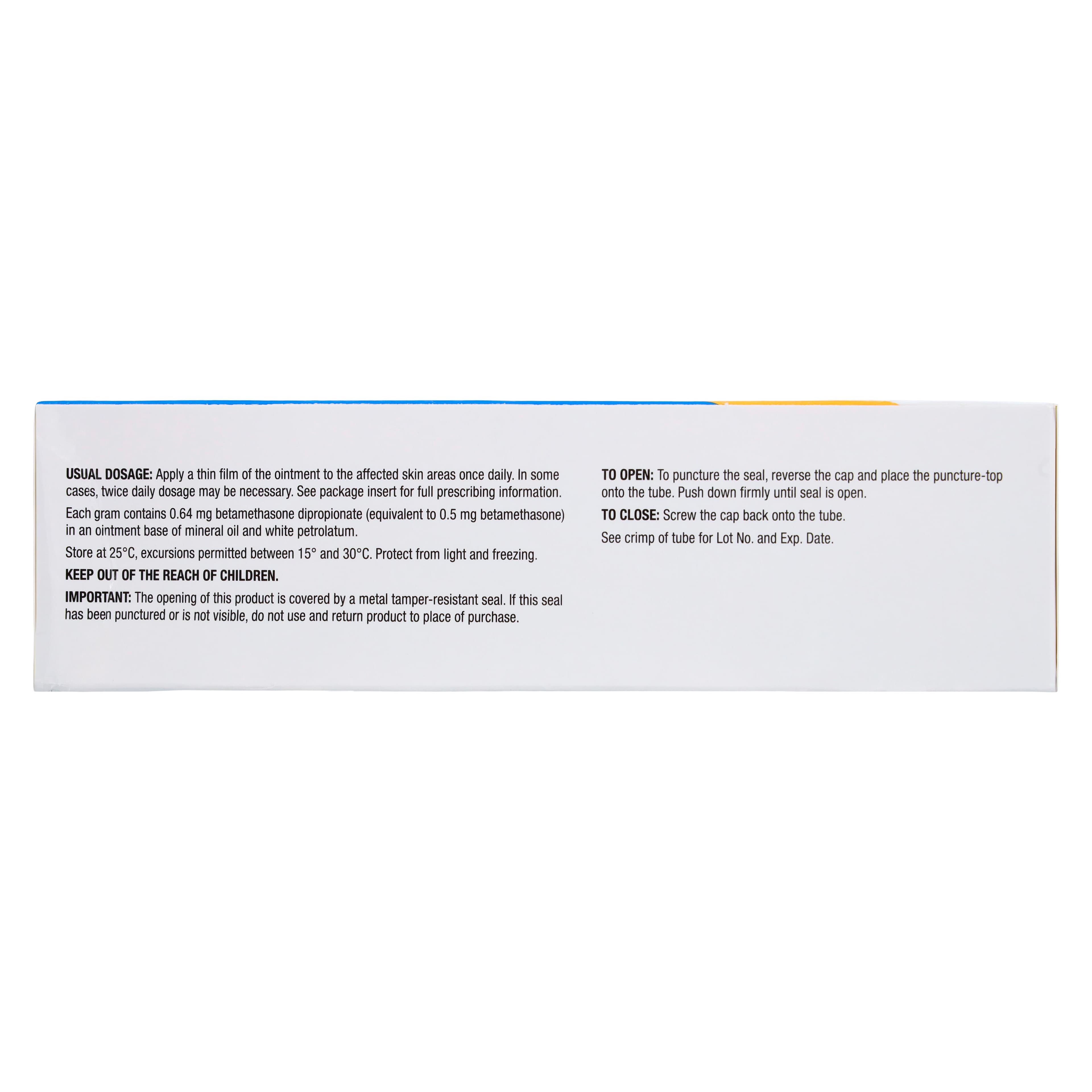 Betamethasone Dipropionate Topical Ointment 0.05%, 45g Tube thumbnail 4