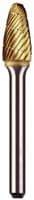 Dedeco Goldies Carbide Bur, HP, Regular Cross Cut, #A-3/8, 3/32" Shank, 1/Pk - Goldies Carbide Burs, HP, Regular Cross Cut, # A-3/8, 3/32", 1/Pk - Image 1