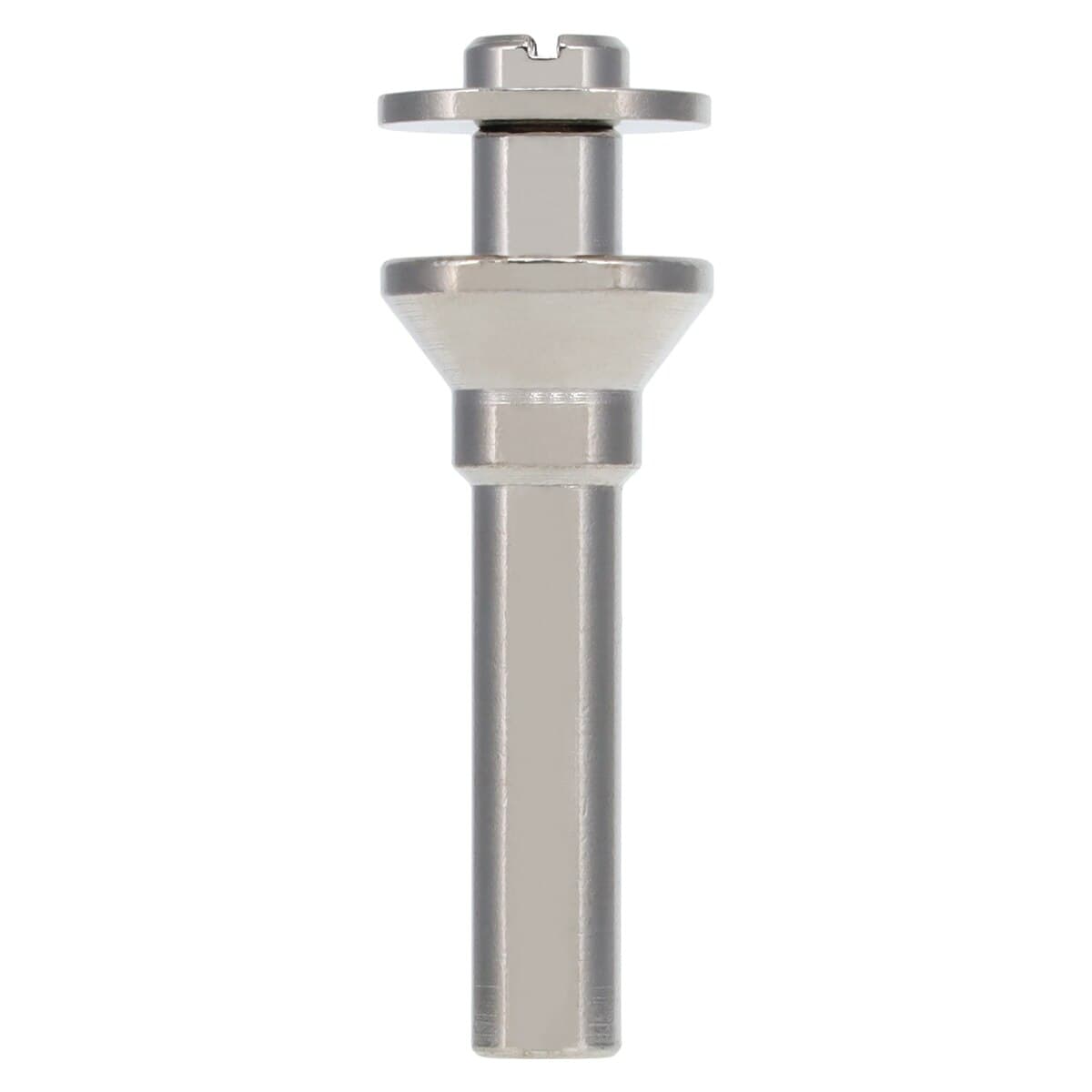 Dedeco Jacobs Stone Chuck Mandrel, Nickel-Plated, 1/4" Shank, 1/Pk, 5121 thumbnail 3