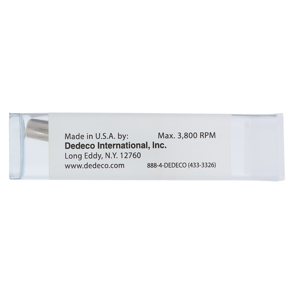 Dedeco Jacobs Stone Chuck Mandrel, Nickel-Plated, 1/4" Shank, 1/Pk, 5121 thumbnail 4
