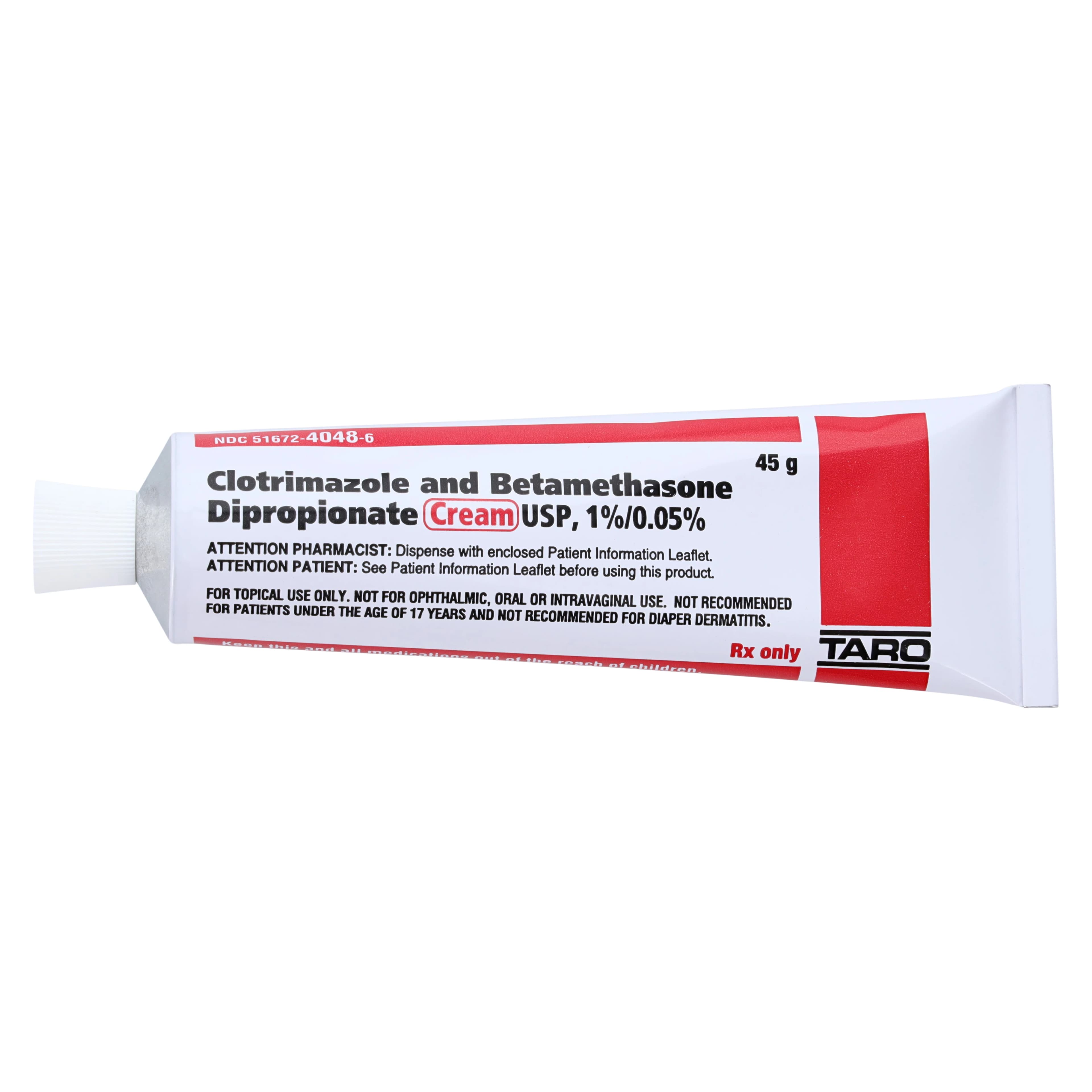 Clotrimazole/Betamethasone Dipropionate Topical Cream 1%/0.05%, 45g Tube thumbnail 2