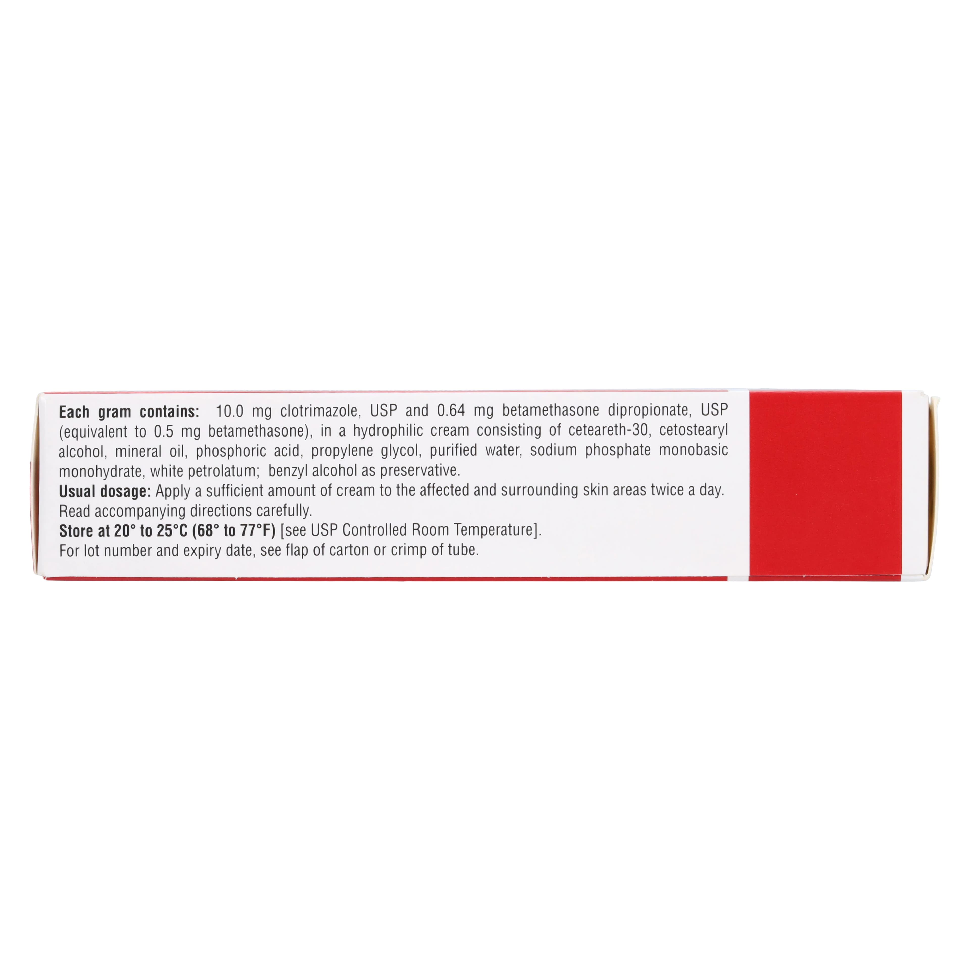Clotrimazole/Betamethasone Dipropionate Topical Cream 1%/0.05%, 45g Tube thumbnail 5
