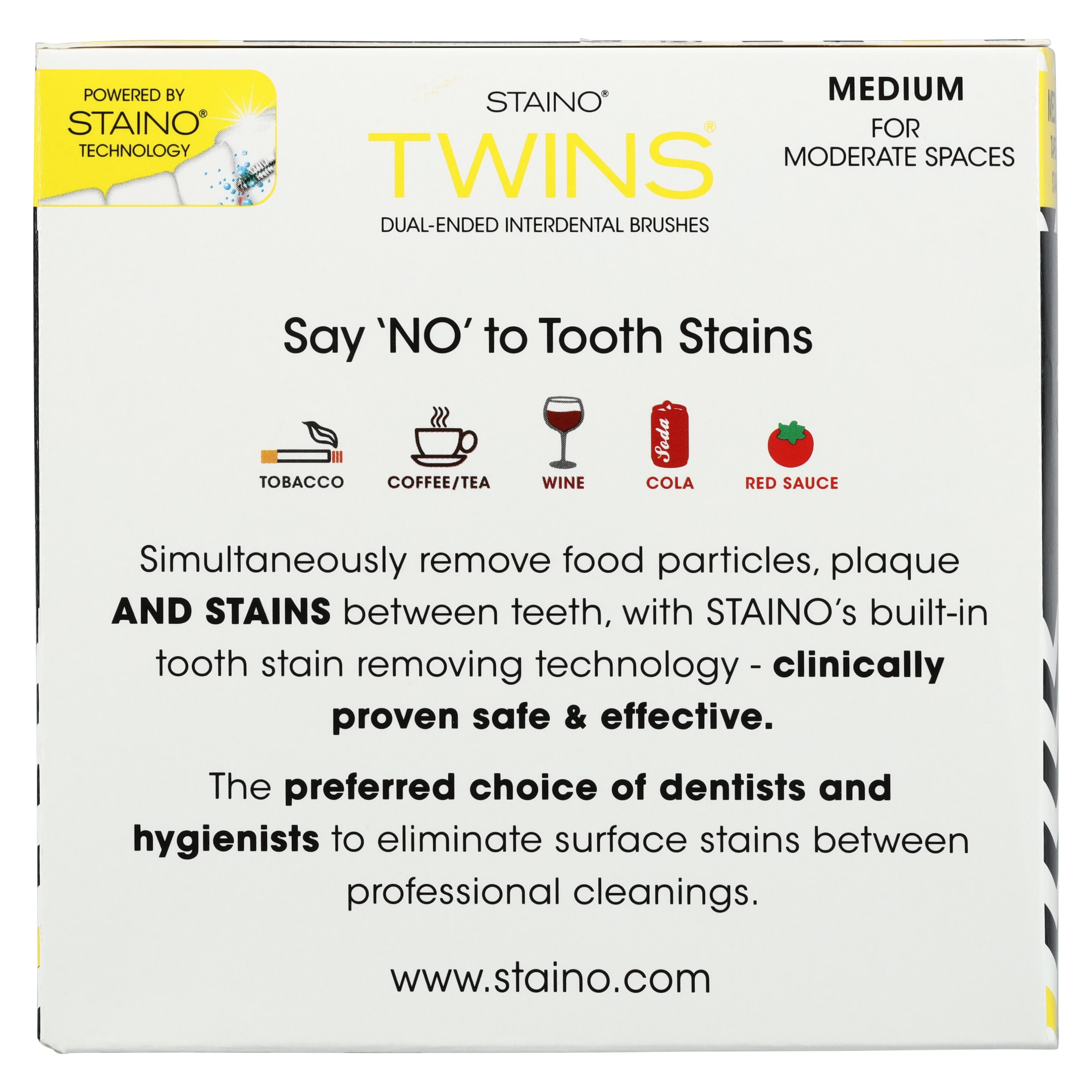 StaiNo® Interdental Brushes – Dual End, Travel Size, Ultra Fine, Tapered, 36/Pkg, S1414P thumbnail 6