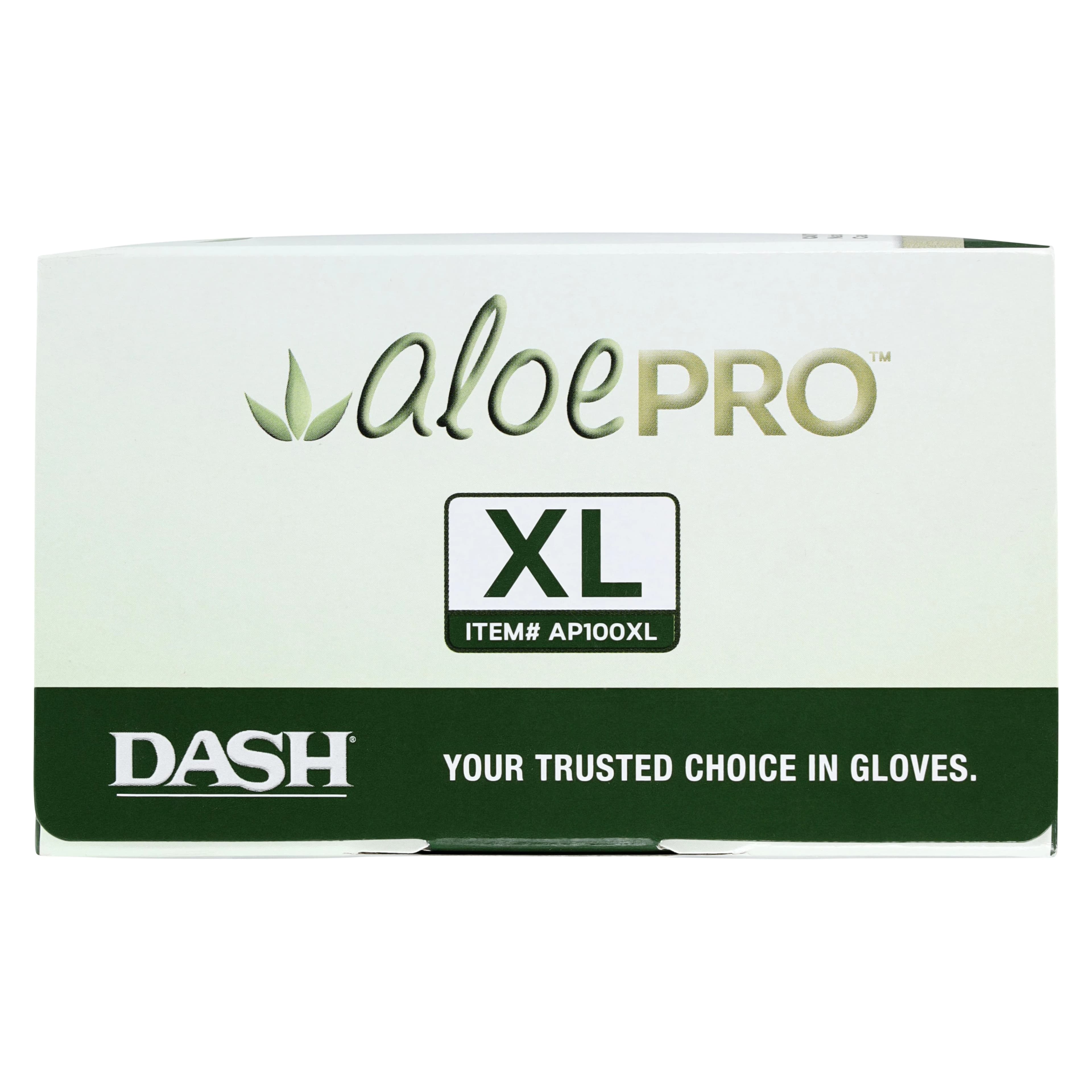 AloePRO™ Latex Examination Gloves, Powder Free, Textured, Extra Large, Natural, 100/Box, AP100XL thumbnail 5