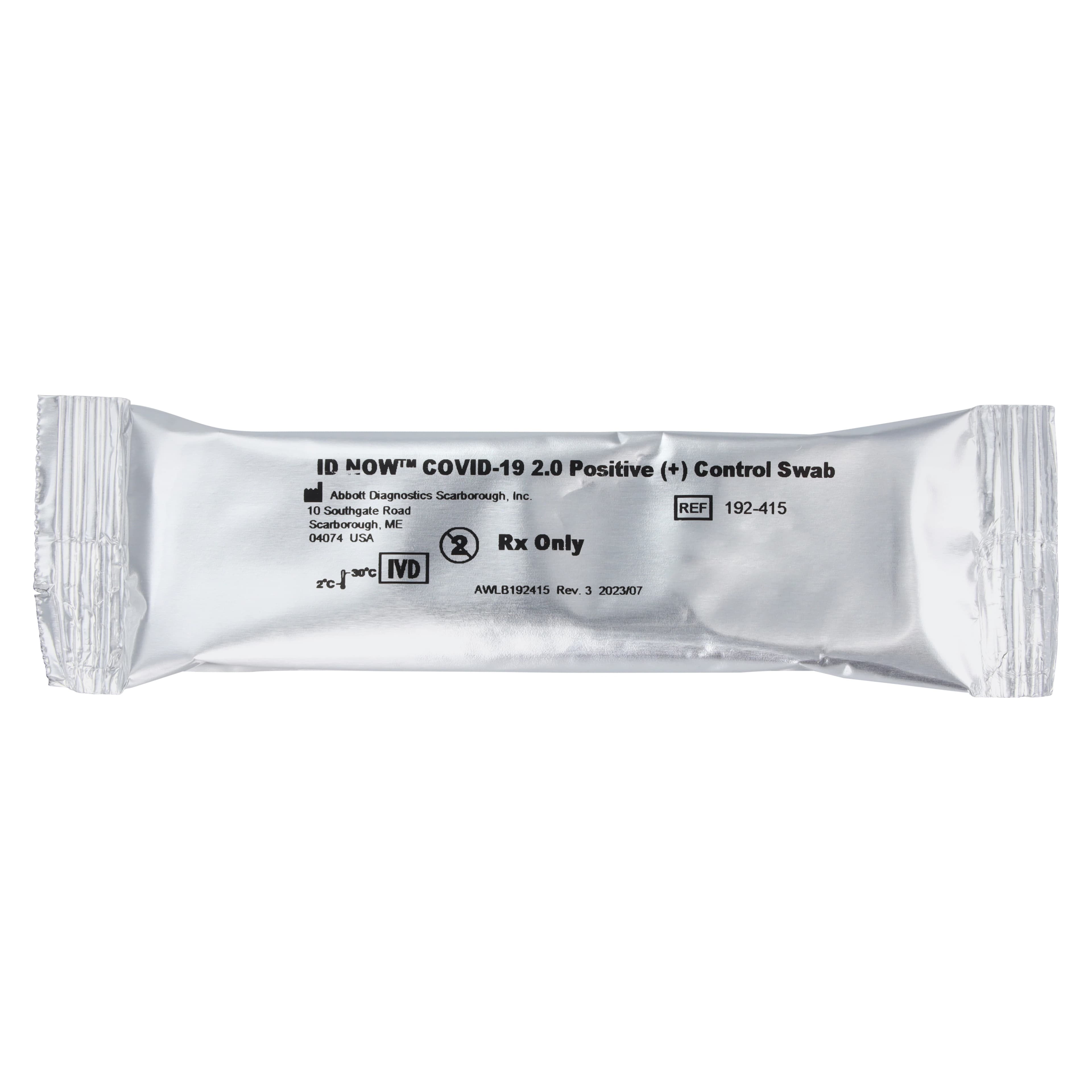 ID NOW COVID-19 2.0 Control Swab Kit, 12 Positive/12 Negative, 24/Box thumbnail 2
