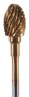 Dedeco Goldies Carbide Bur 52-C/XF, Fine Cut, Titanium Nitride Coated, HP, 1/Pk - Goldies Carbide Bur 52-C/Xf 1/Pk - Image 1