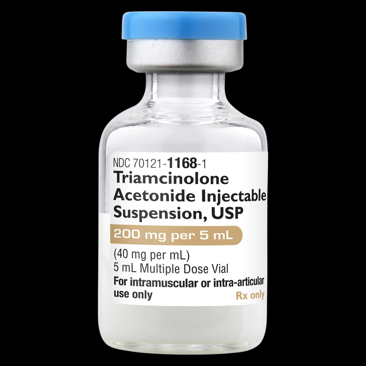 Triamcinolone Acetonide Injection 40mg/mL MDV 5mL Each, Amneal - Triamcinolone Ace Inj MDV - Image 1