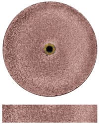 Dedeco Koolies Red #1 Coarse Grinding Wheels, Aluminum Oxide, Unmounted, 1" x 3/16", 50/Box - Koolies Red Shape-1 1''X3/16'' 50/Bx - Image 1