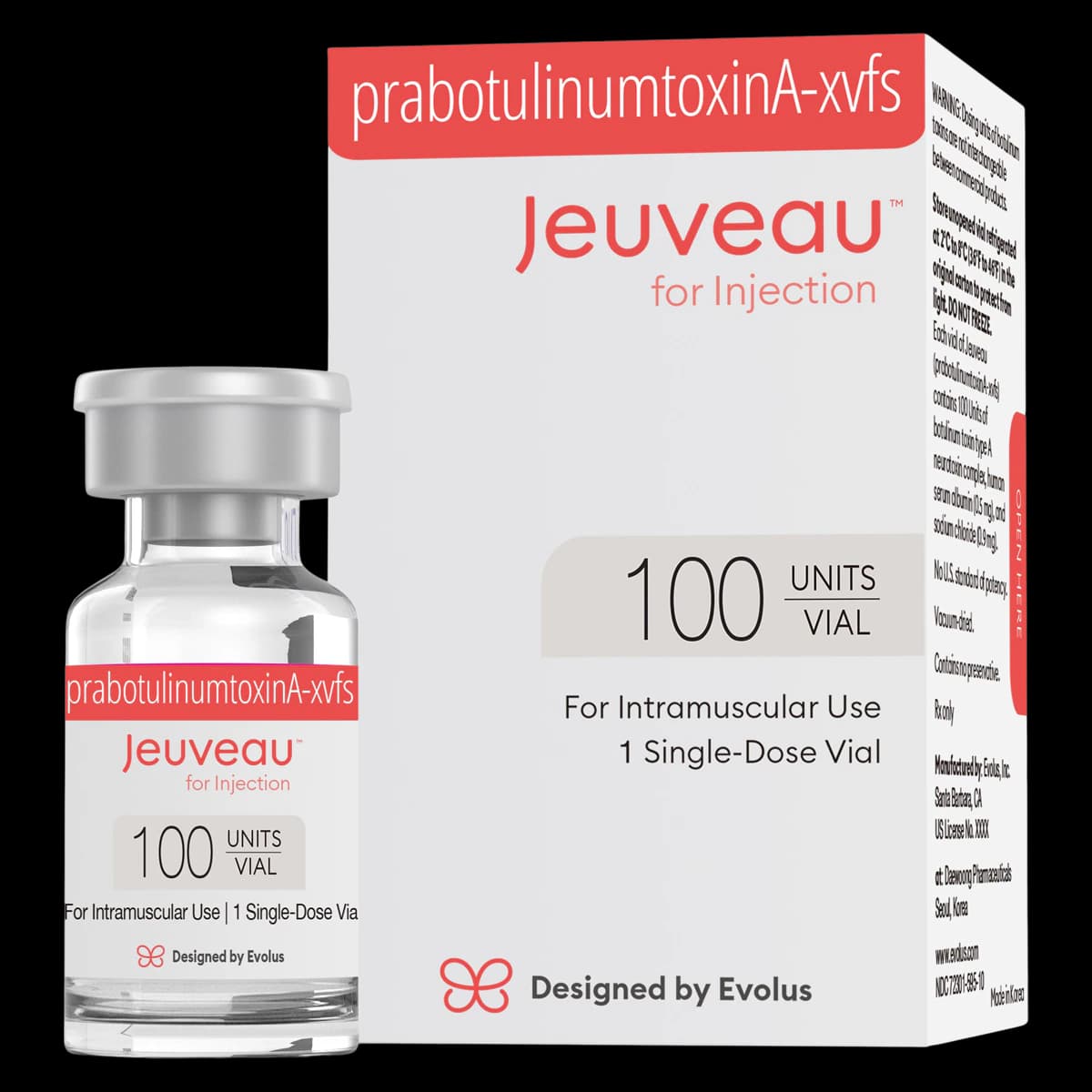 Jeuveau Injection 100U/Vial, Single Dose Vial (SDV) - Jeuveau Inj SDV - Image 1