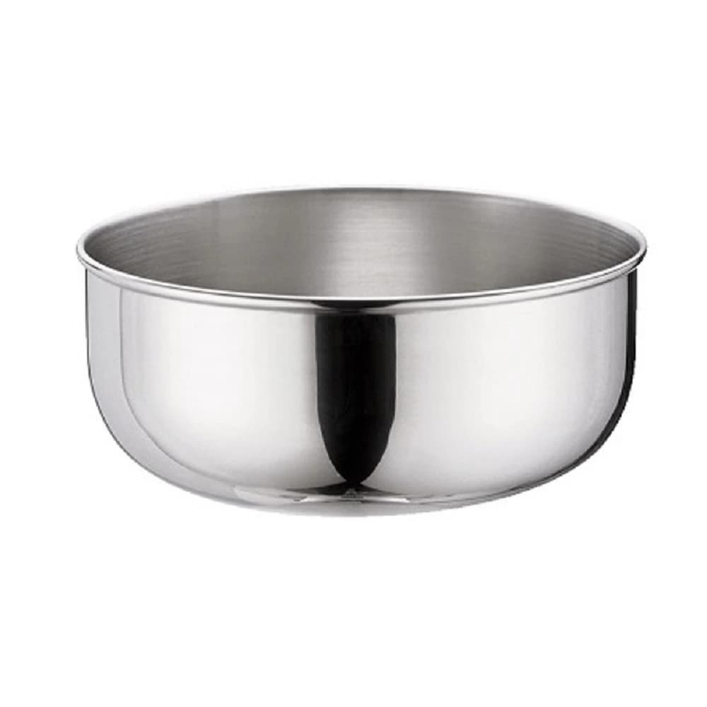 Dukal Stainless Steel Sponge Bowl, Round, Silver, 1 qt thumbnail 2