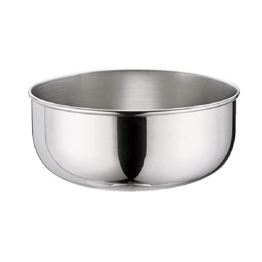 Dukal Stainless Steel Sponge Bowl, Round, Silver, 1 qt - SS Solution Bowl - Image 1