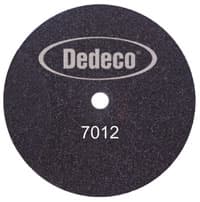 Dedeco Model Trimmer Wheel, 12" Diameter, Coarse 36 Grit, Fiberglass-Reinforced, 1/Pk, #7012 - 12" Diameter, Coarse Model Trimmer Wheel - Image 1