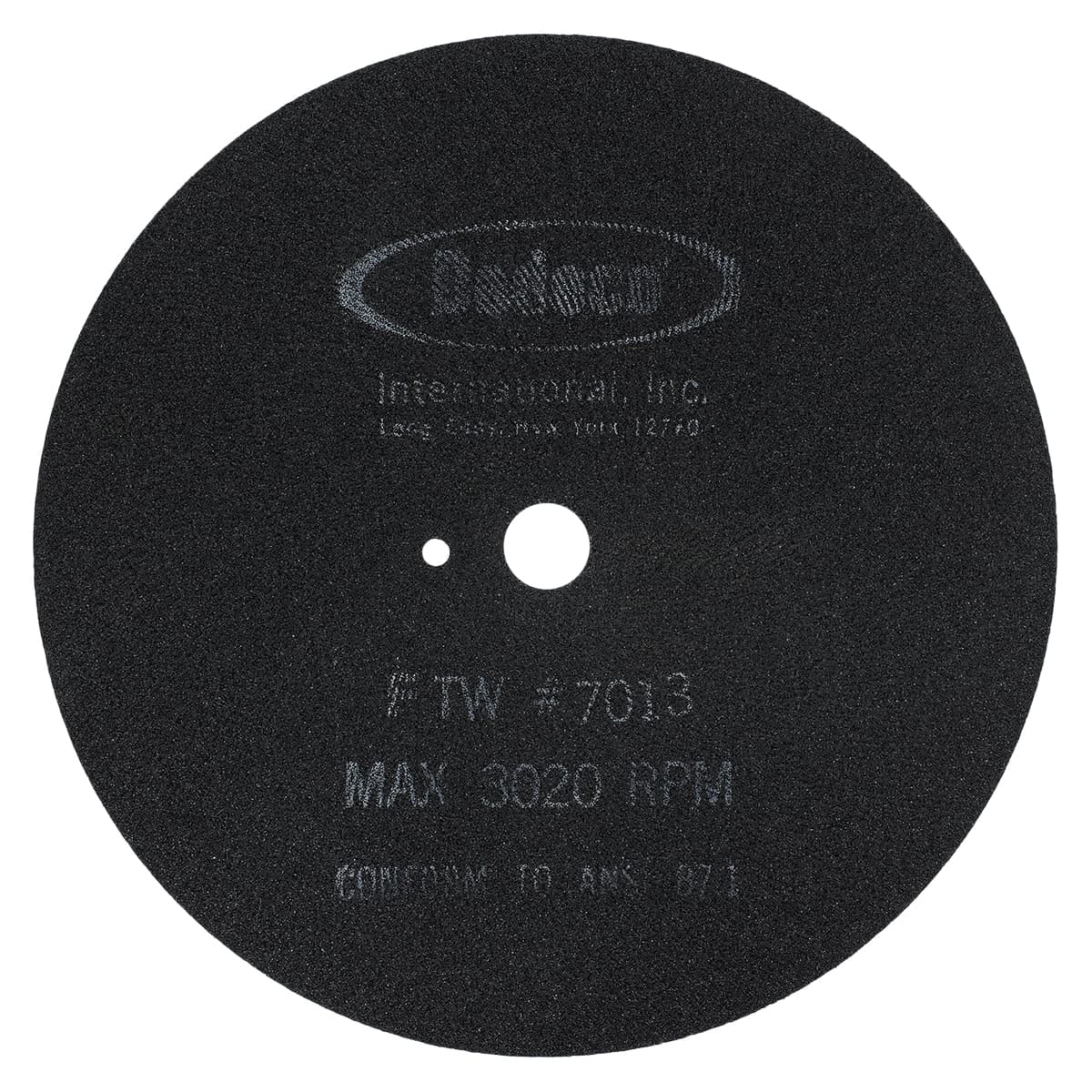 Dedeco Foster-Type Model Trimmer Wheel, 12" x 1/4", Coarse (36 Grit), 1/Pk, #7013 thumbnail 2