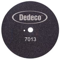 Dedeco Foster-Type Model Trimmer Wheel, 12" x 1/4", Coarse (36 Grit), 1/Pk, #7013 - Model Trimmer Wheel - Foster 12'' 1/Pk - Image 1
