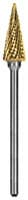 Dedeco Goldies Carbide Bur, HP, Fine Cut, #82-T/XF, 3/32" Shank, 1/Pk - Goldies Carbide Burs, HP, Regular Fine Cut, # 82-T/XF, 3/32", 1/Pk - Image 1